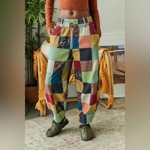 Urban Outfitters Colorful Patchwork Women's Pants Sz S